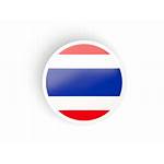 Thailand Round Icon Flag Concave Non Commercial