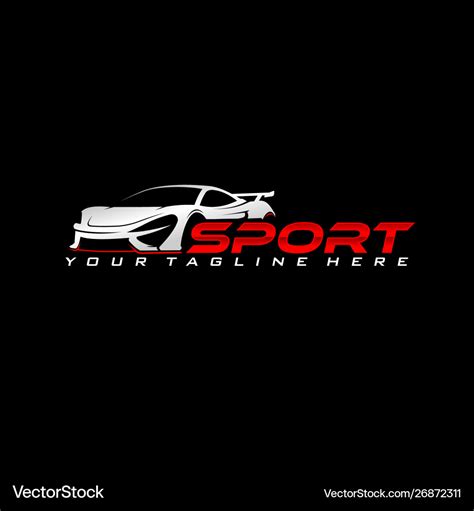Sport Car Logo Royalty Free Vector Image Vectorstock