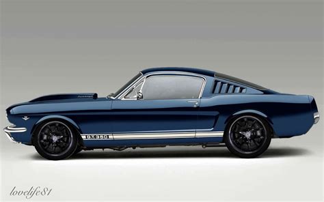 1965 Mustang Fastback Navy Blue Mustang Fastback Mustang Cars