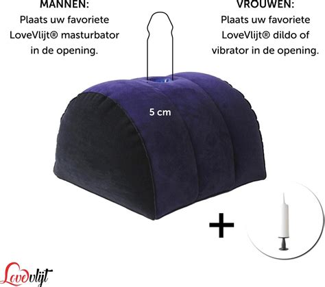 Lovevlijt® Kussen Sexuel Pompe Incluse Opblaasbaar Mobilier