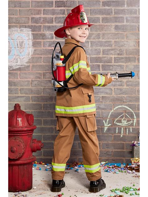 Boys Firefighter Costume Ubicaciondepersonascdmxgobmx