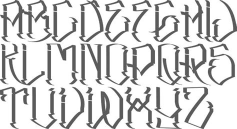 Myfonts Gangster Fonts Tattoo Lettering Styles Tattoo Lettering