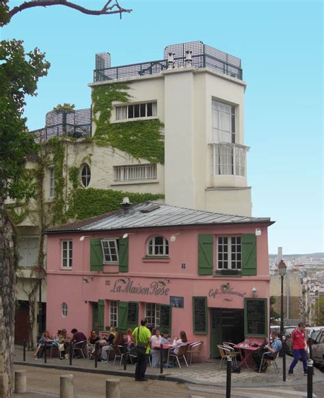 La Maison Rose Dutrillo à Montmartre Maisons Roses Maison Montmartre