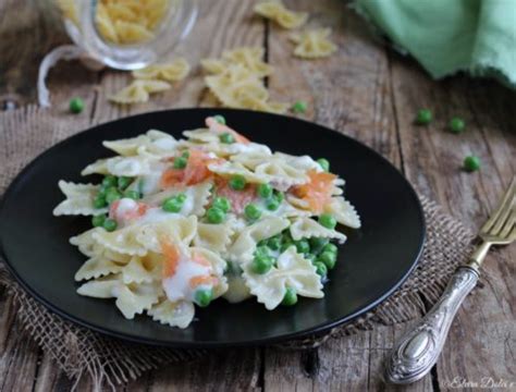 Penne Cremose Salmone E Gamberetti Primo Piatto Veloce