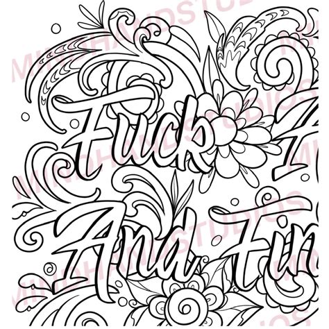 coloring page fuck around and find out sassy coloring page etsy uk