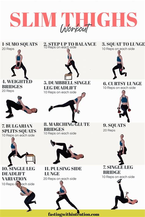 Slim Thighs Workout Only 15 Minutes A Day Fasting With Intention In