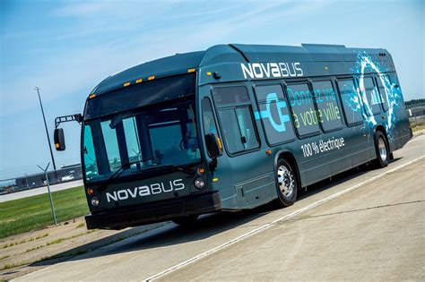 Communiqué Nova Bus Livre Deux Autobus électriques à Vancouver Dans