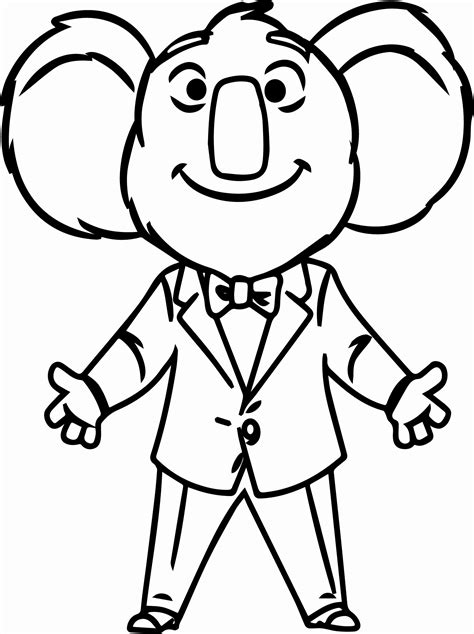 Sing Movie Coloring Pages At Free Printable