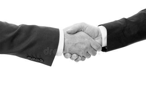 Handshake Deal Handshake Isolated On White Business Agreement
