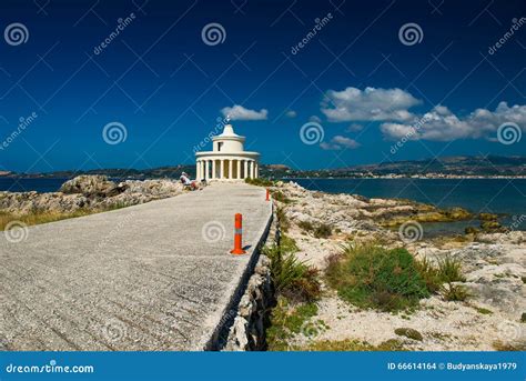 Lighthouse In Kefalonia Stock Photo Image Of Panoramic