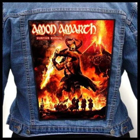 Back Patch Petic Textil Amon Amarth Surtur Rising Patch Uri Rock