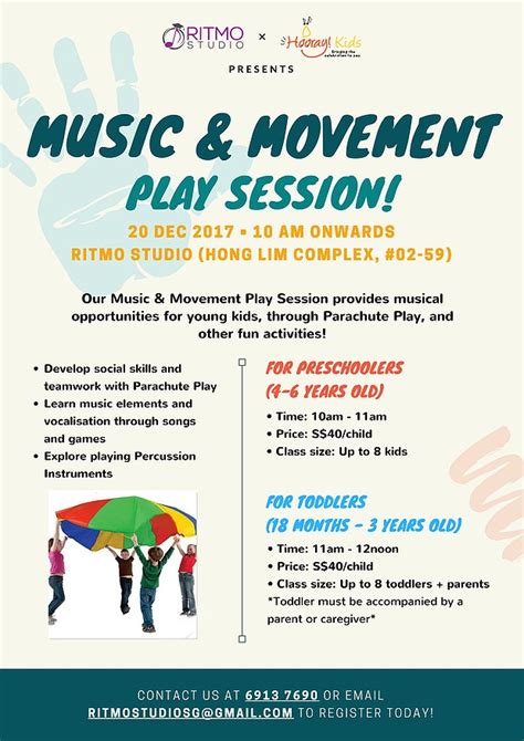 Music And Movement Play Session For Kids Tickikids Singapore