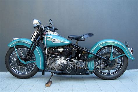 Sold Harley Davidson El Knucklehead 1000cc Motorcycle