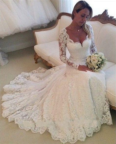 Various flattering mermaid & trumpet wedding dress cheapon sale now! Aliexpress.com : Buy 2015 Lace Wedding Dresses Long ...