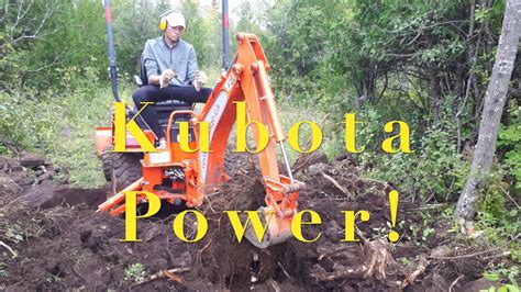 How I Use A Kubota Bx25d Tractor Small Tractor With A Backhoe To