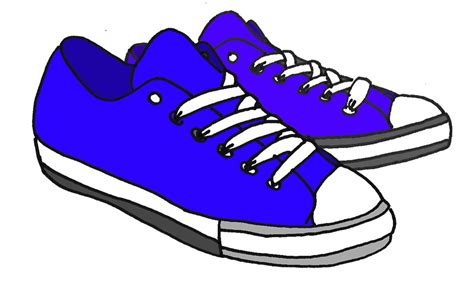 Free Illustration Cartoon Drawn Blue Shoes Free Image On Pixabay