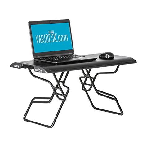 Once you start looking for a small stand up desk you will probably stumble upon desk converters, also known as a desk riser. Small Standing Desk VARIDESK Laptop 30 Portable Stand Up ...