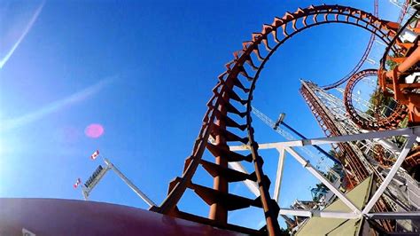 Corkscrew Front Seat On Ride Hd Pov Playland At The Pne Youtube