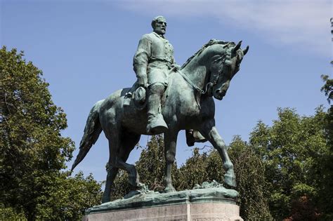 Robert E Lee Statue Removed In Charlottesville Virginia