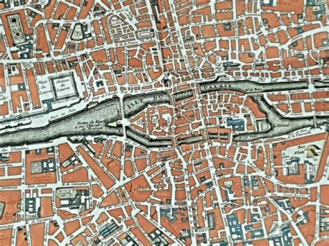 Fold Out A Repro Map Of Paris France Plattegrond Van Parijs Ca Hot