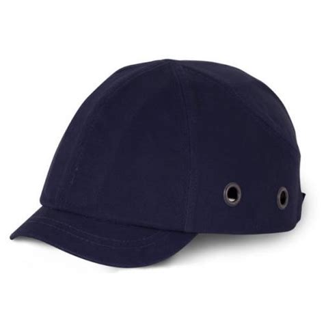 B Brand Short Peak Safety Baseball Cap Navy Blue Bbspsbcn