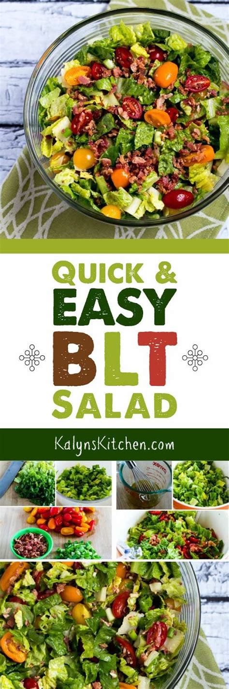 Quick And Easy Blt Salad Kalyns Kitchen