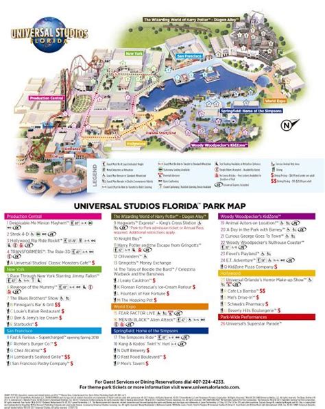 Mapas e endereços para sua viagem para Orlando Universal orlando