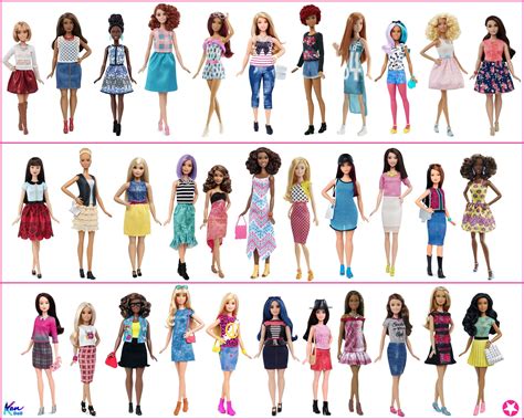 2016 Barbie Fashionistas Collection Dolls Barbie Fashionista Dolls