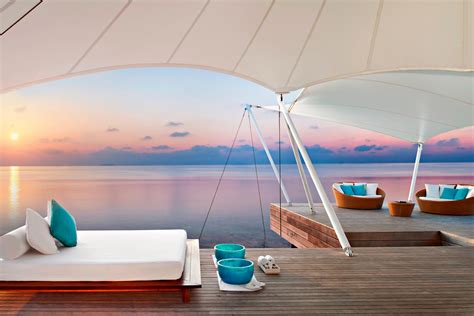090 W Maldives Resort Fesdu Island Maldives Away Spa Sunset View Travoh