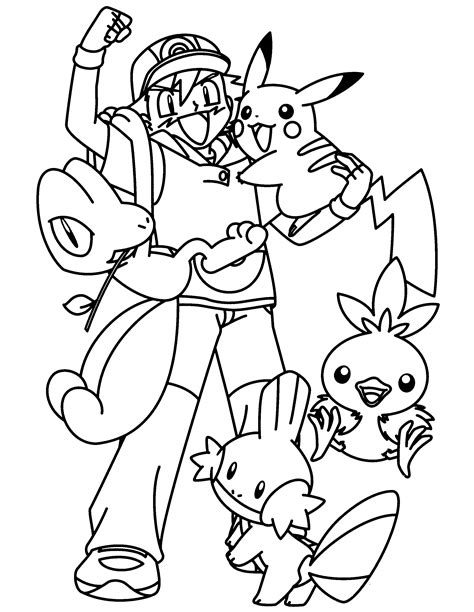 Coloring Page - Pokemon advanced coloring pages 219 Pokemon coloring pages will be the simple and good way that you can do to give them and you can also teach them about how to draw.