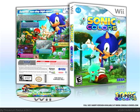 Sonic Colors Wii Box Art Cover By Throavium Redux