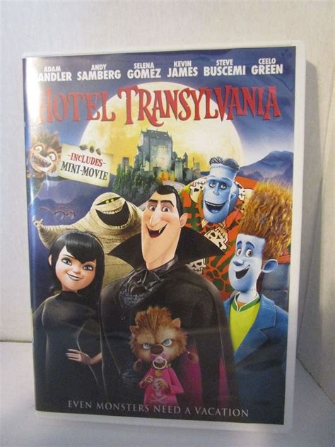 Hotel Transylvania Dvd Childrens Animated Movie Adam Sandler Free