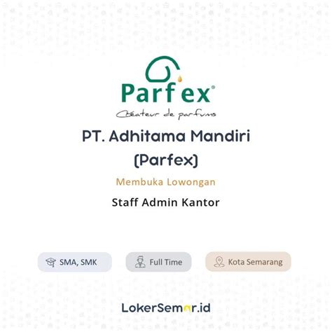 Lowongan kerja terbaru di pt. Lowongan Kerja Staff Admin Kantor di PT. Adhitama Mandiri ...