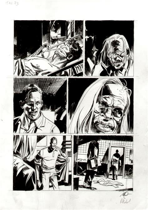 Massimo Carnevale Page From Dylan Dog Mater Morbi In Davide Gs