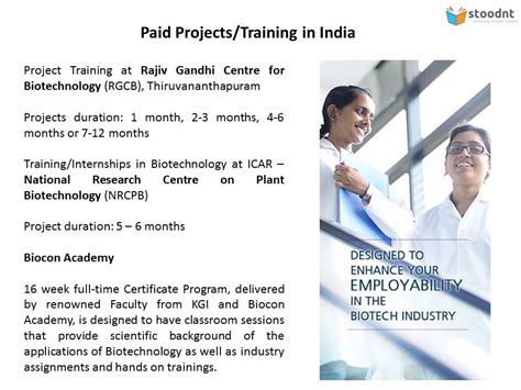 Find available jobs in biotechnology. Biotechnology Careers in India: Career Paths, Job ...