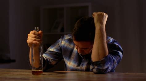 Alcoholism Alcohol Addiction And People Concept Male Alcoholic