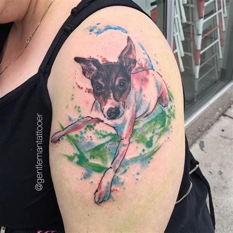 15 Watercolor Dog Tattoos To Give You Major Ink Spiration Watercolor