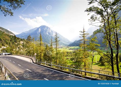 Road In Swiss Alps Stock Photo Image Of Europe Hiking 15331626