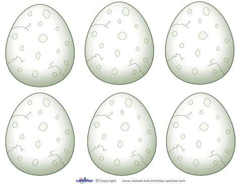 Dinosaur Egg Coloring Sheet - Barry Morrises Coloring Pages