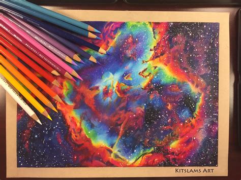 How to draw the galaxy night sky with fairy chalk / vẽ bầu trời bằng phấn tiên cho người mới học vẽ. Pin by Rum Runna102 on DIY | Space drawings, Galaxy ...