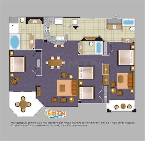 Marriott Grande Vista Villa Floor Plan Floorplansclick
