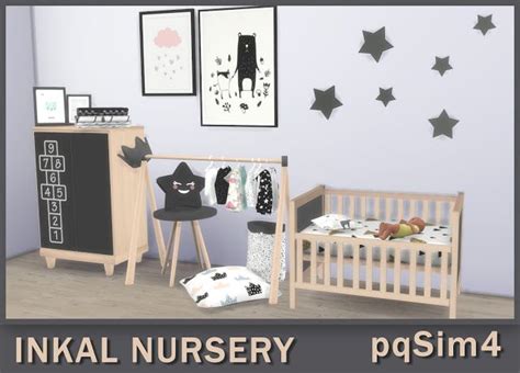 Inkal Nursery Sims 4 Custom Content Muebles Sims 4 Cc Sims Juegos