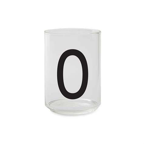 Design Letters Personal Drinking Glass O
