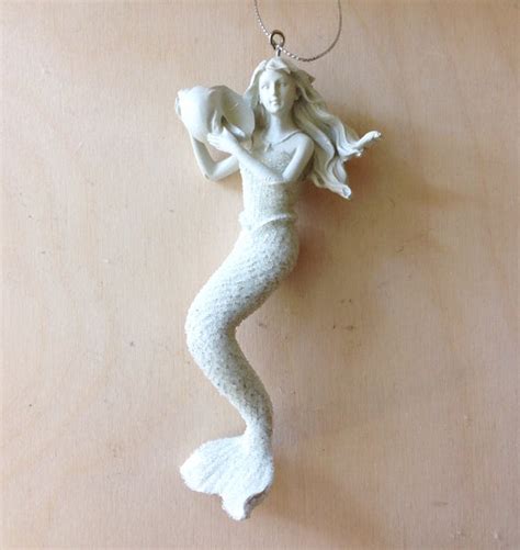 White Adornment Mermaid Ornaments Sea Things Ventura