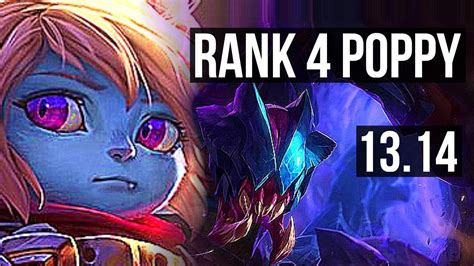 Poppy Vs Rek Sai Jng Rank Poppy Rank Kr Grandmaster Youtube