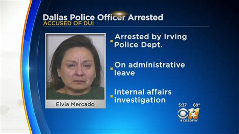 Dallas Police Officer Arrested For Dwi Youtube
