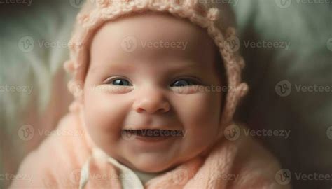 Cute Baby Girl Smiling With Innocence Bringing Joy And Beauty