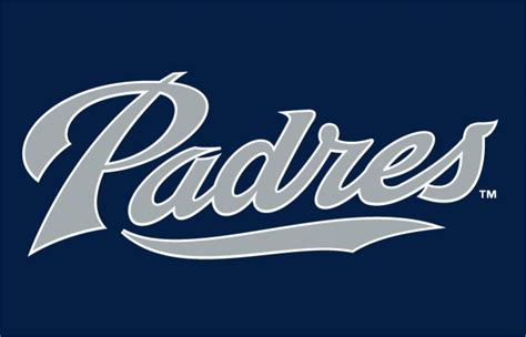 San Diego Padres Wordmark Logo 2012 Road Bp Padres In Grey With A