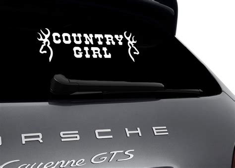 Country Girl Inspired Car Decal Browning Inspired Vinyl Car Sticker
