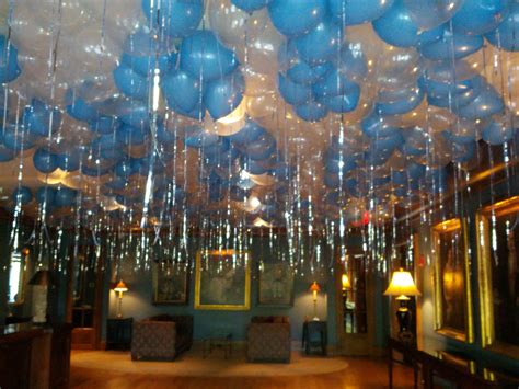 Balloons All Over The Ceiling Create Excitement As Guests Enter The